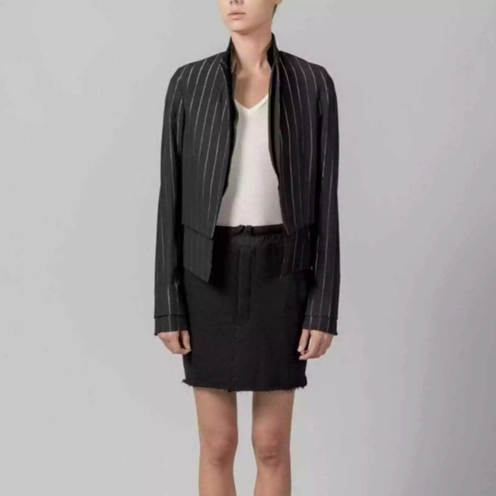 RtA Stella Double Layer Striped Blazer